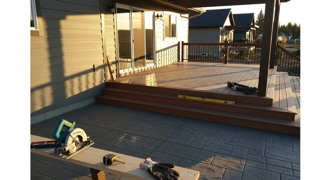 Custom outdoor living spaces and patio construction